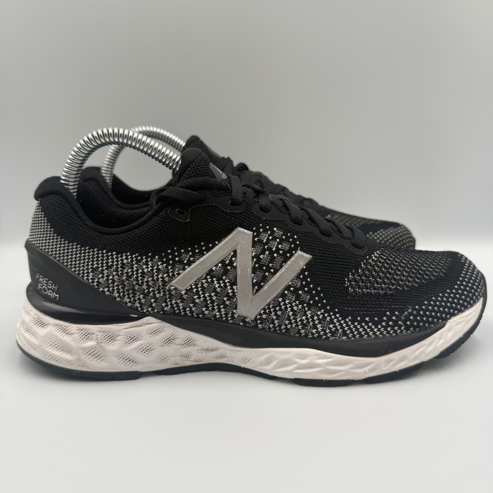 New Balance Fresh Foam 880v10 Women Size 7.5 Running Shoes W880K10 Black Silver